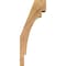 Ekena Millwork 5 1/2"W x 8"D x 20"H Merced Smooth Knee Brace, Western Red Cedar BRC06X08X20MRC00SWR - alternate 3